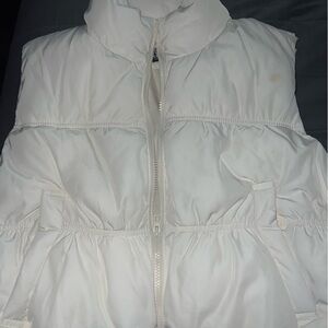 Women's White Puffer Jacket